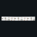 Christmas Countdown Advent Calendar Wrapping Paper Satin Ribbon<br><div class="desc">Christmas Countdown Advent Calendar Ribbon</div>