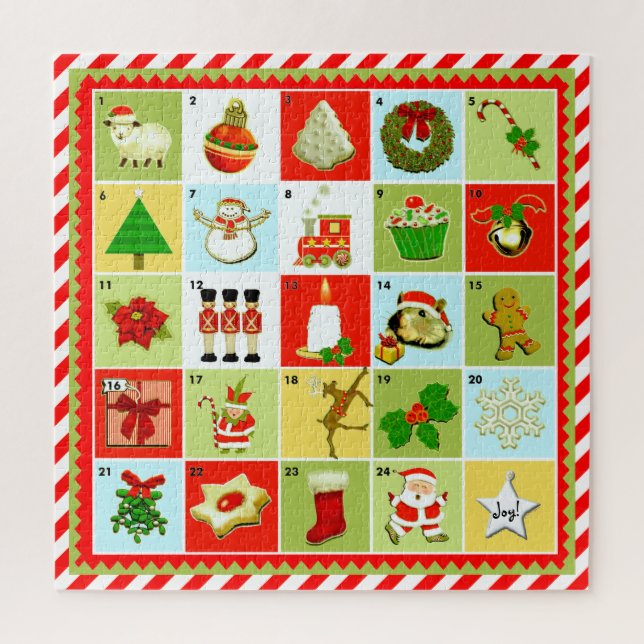 Christmas Countdown Jigsaw Puzzle (Vertical)