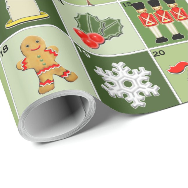 Christmas Countdown Wrapping Paper (Roll Corner)