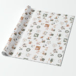 Christmas Countown Advent Calendar Wrapping Paper<br><div class="desc">Christmas Countown Advent Calendar Wrapping Paper</div>