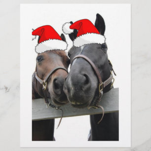 Christmas Country Horses Flyer