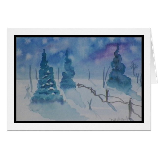 Christmas Country Landscape (Front Horizontal)