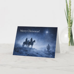 Christmas Country Western Cowboy Southwestern Card