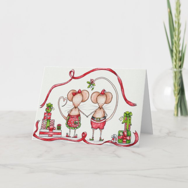 Christmas Couple Holiday Card (Front)