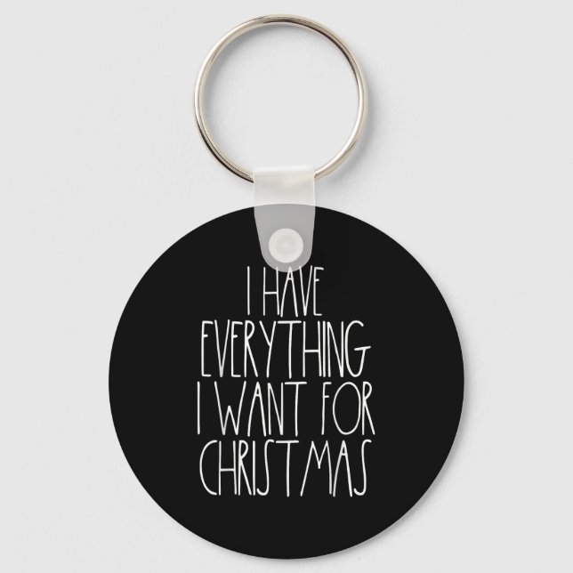 Christmas Couple Shirt Funny Xmas Matching I Have  Key Ring (Front)