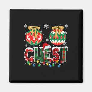 Christmas Couples Chestnuts Matching Family Funny Magnet