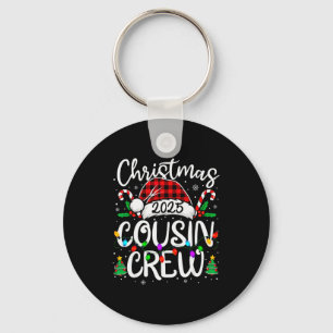 Christmas Cousin Crew 2025 Family Matching Xmas Pa Key Ring