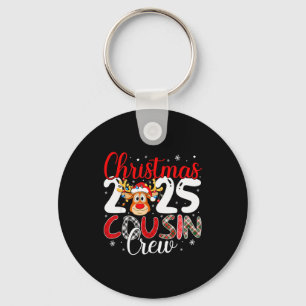 Christmas Cousin Crew 2025 Matching Family Xmas Pa Key Ring