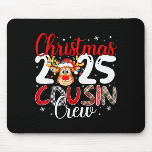 Christmas Cousin Crew 2025 Matching Family Xmas Pa Mouse Pad
