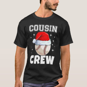 Christmas Cousin Crew Baseball Pajamas Family Xmas T-Shirt