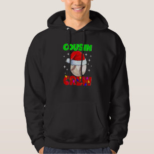 Christmas Cousin Crew Baseball Pyjamas Family Xmas Hoodie