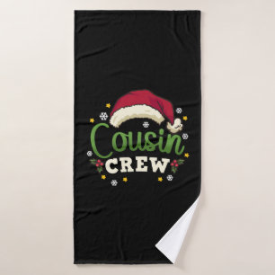 Christmas Cousin Crew Bath Towel