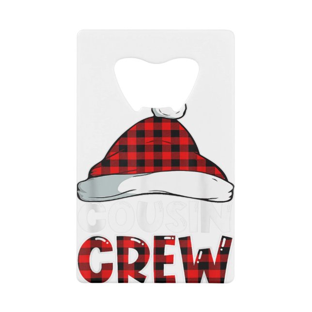 Christmas Cousin Crew Buffalo Red Plaid Pyjamas Fa (Front)