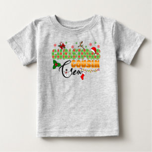Christmas Cousin Crew Family Reunion Matching Baby T-Shirt