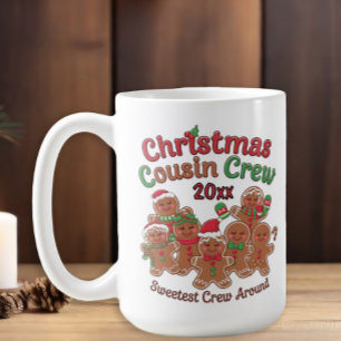 Christmas Cousin Crew Gingerbread Year  Coffee Mug