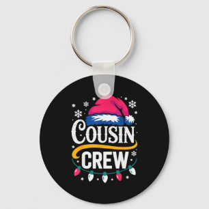 Christmas Cousin Crew Pajamas Kids Girls Toddler M Key Ring