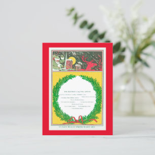 Christmas cover holiday postcard