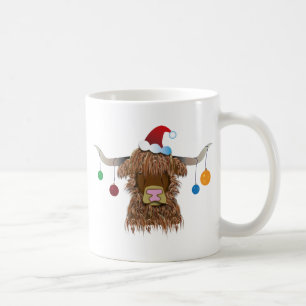 Christmas Cow Coffee Mug