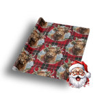 Christmas Cow highlander red Wrapping Paper<br><div class="desc">Christmas Cow Highlander  wrapping paper .</div>