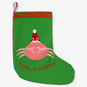 Christmas Crab Custom Stocking