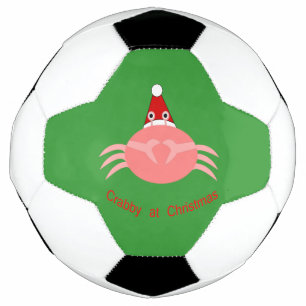Christmas Crab Soccer Ball