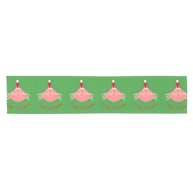 Christmas Crab Table Runner (Horizontal)