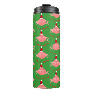 Christmas Crab Thermal Tumbler