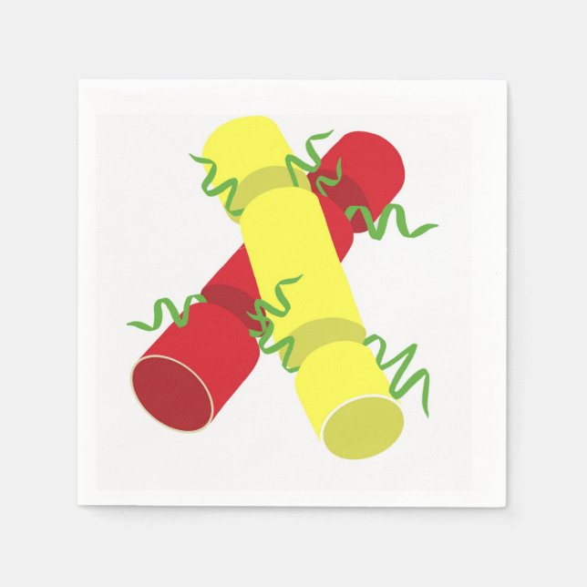 Christmas Crackers Napkin (Front)