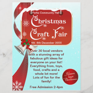 Christmas Craft Fair Business Flyer