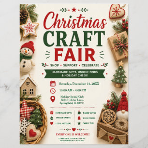 Christmas Craft Fair Flyer
