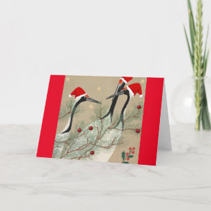 Christmas Cranes   Holiday Card