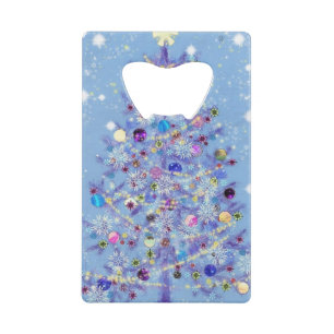 Christmas Credit Card Bottle Opener Christmas Tree