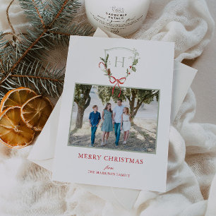 Christmas Crest  Holiday Card