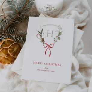 Christmas Crest  Holiday Card