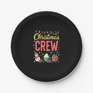 Christmas Crew (1) Paper Plate