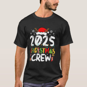 Christmas Crew 2025 Family Friends Matching Christ T-Shirt