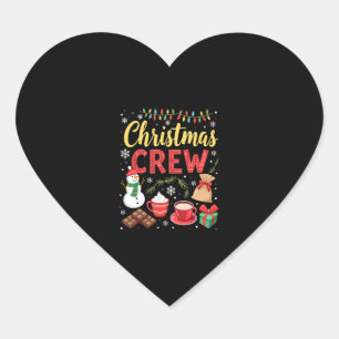 Christmas Crew (3) Heart Sticker