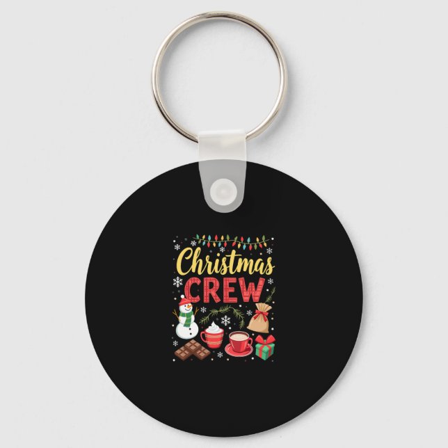 Christmas Crew (3) Key Ring (Front)
