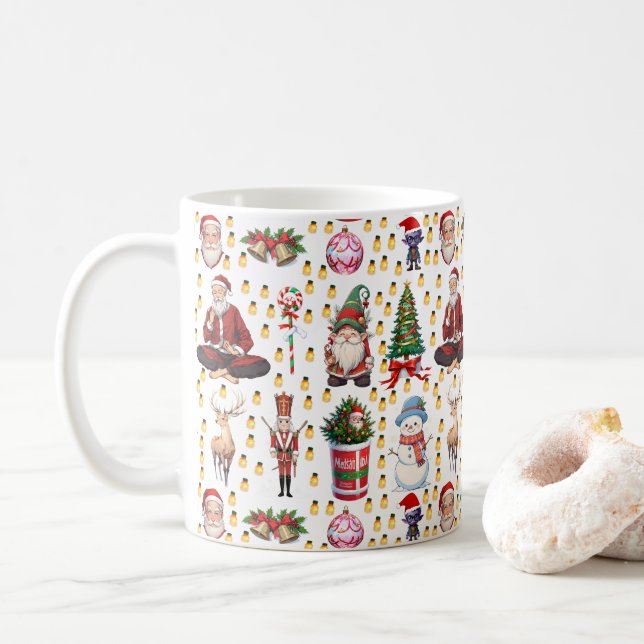 Christmas Crew Coffee Mug (With Donut)