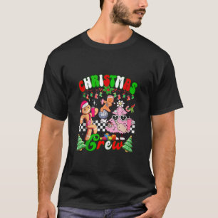 Christmas Crew cookie gingerbread Boujee Xmas Pine T-Shirt