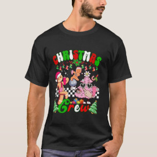 Christmas Crew cookie gingerbread Boujee Xmas Pine T-Shirt
