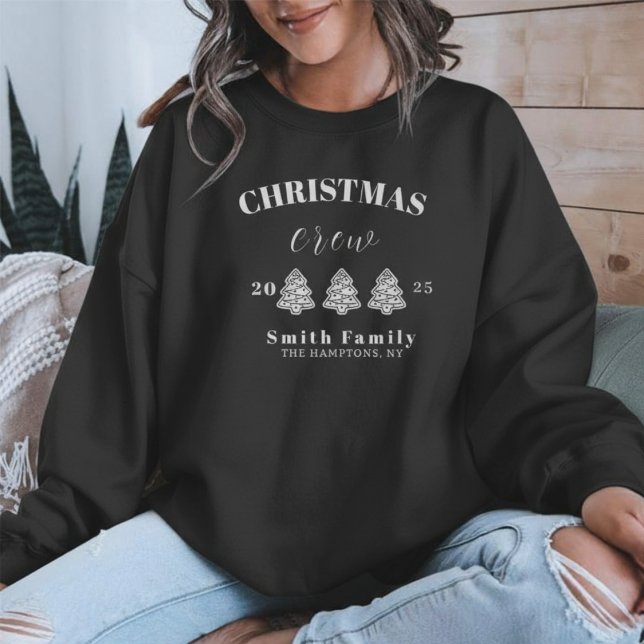Christmas Crew Custom Family Personalised Gingerbr Sweatshirt (Christmas Crew Custom Family Personalized Gingerbr Sweatshirt)