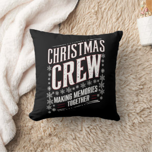 Christmas Crew Family Matching Xmas Squad  Cushion