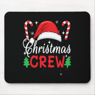 Christmas Crew Family Xmas Group Pajama Men Women  Mouse Pad