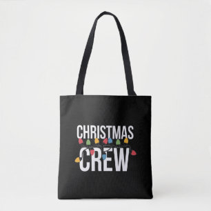 Christmas Crew Family Xmas Holiday Tote Bag