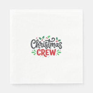 Christmas Crew Festive Holiday Napkin