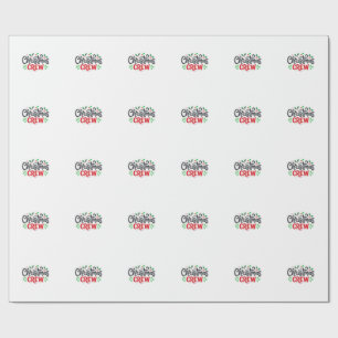 Christmas Crew Festive Holiday Wrapping Paper