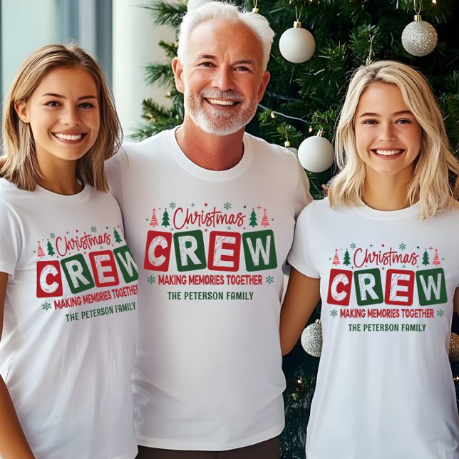 Christmas Crew Making Memories Together Matching T-Shirt (Creator Uploaded)