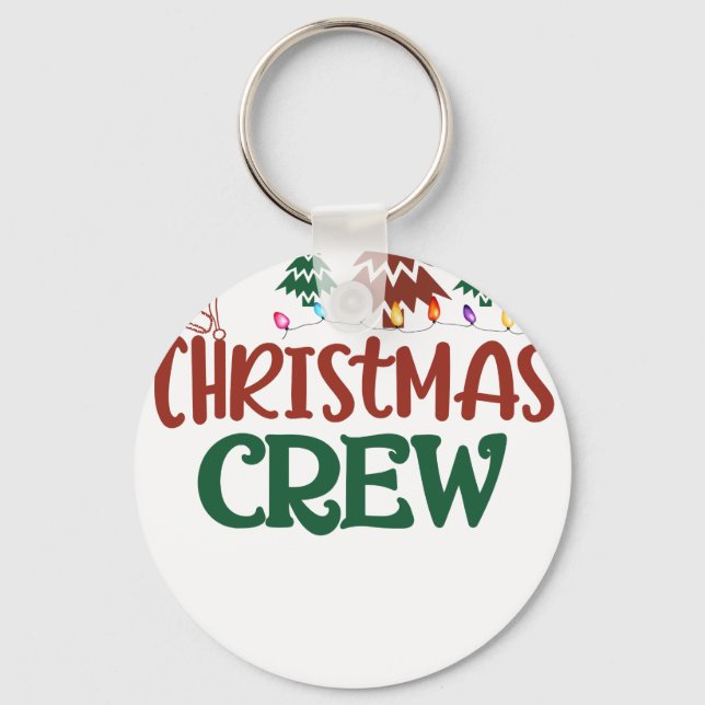 christmas crew party key ring (Front)