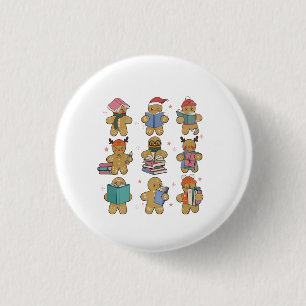 Christmas Crew Santa Gingerbread Nursing Squad  3 Cm Round Badge